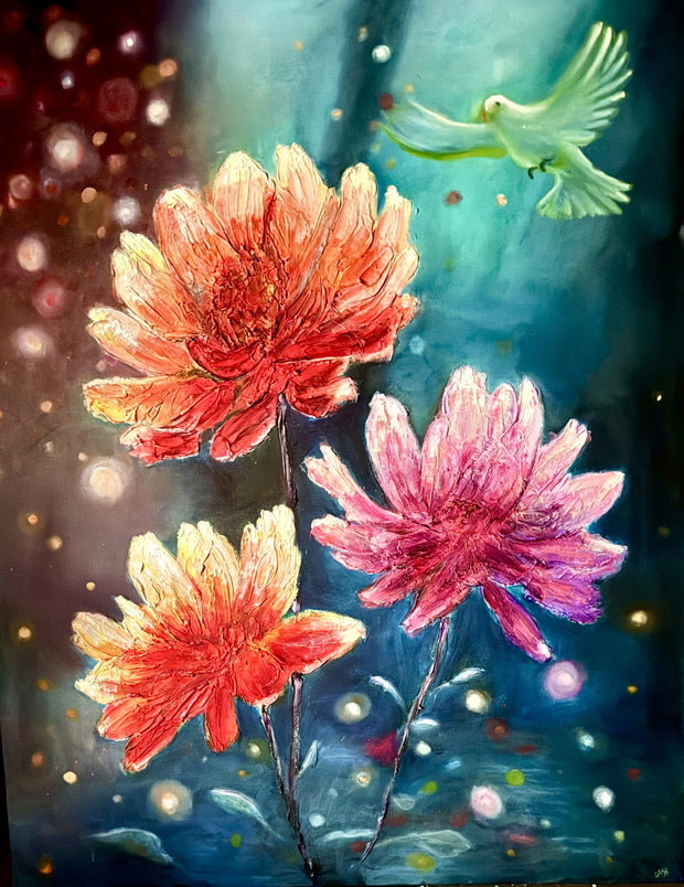 Celestial Garden 48" x 72" pick up only