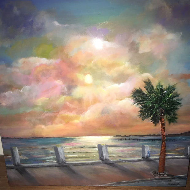 Sunset Beach Painting