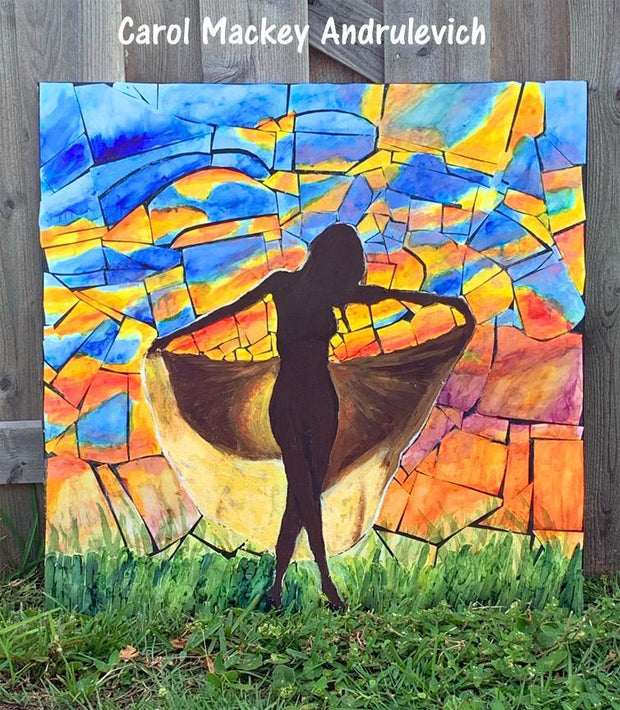 Dance at Sunset Painting