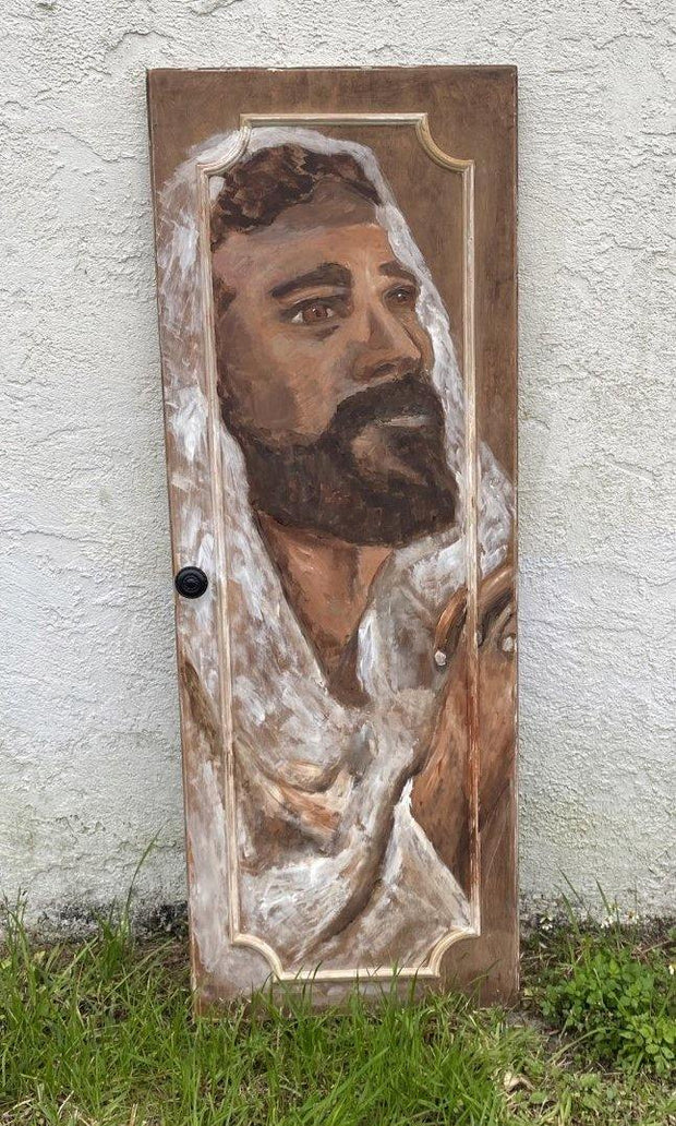 Jesus Door Painting