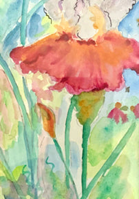 Watercolor Flowers Art 